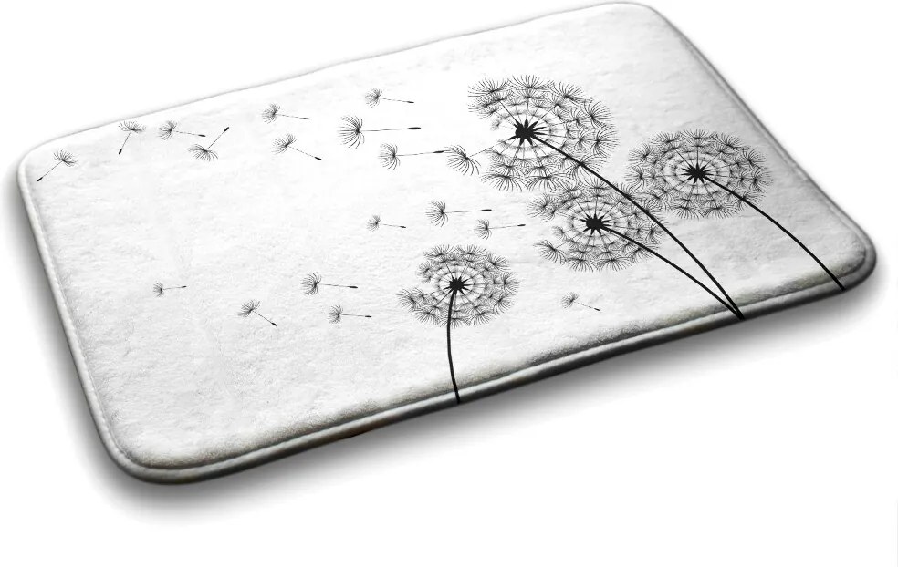 Dywanik łazienkowy Dywanik łazienkowy Dmuchawce Kwiaty