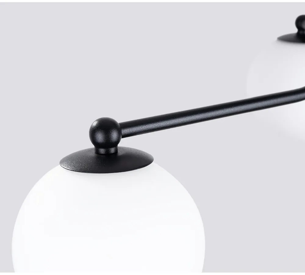 Czarno-biała lampa sufitowa Beam – Sollux
