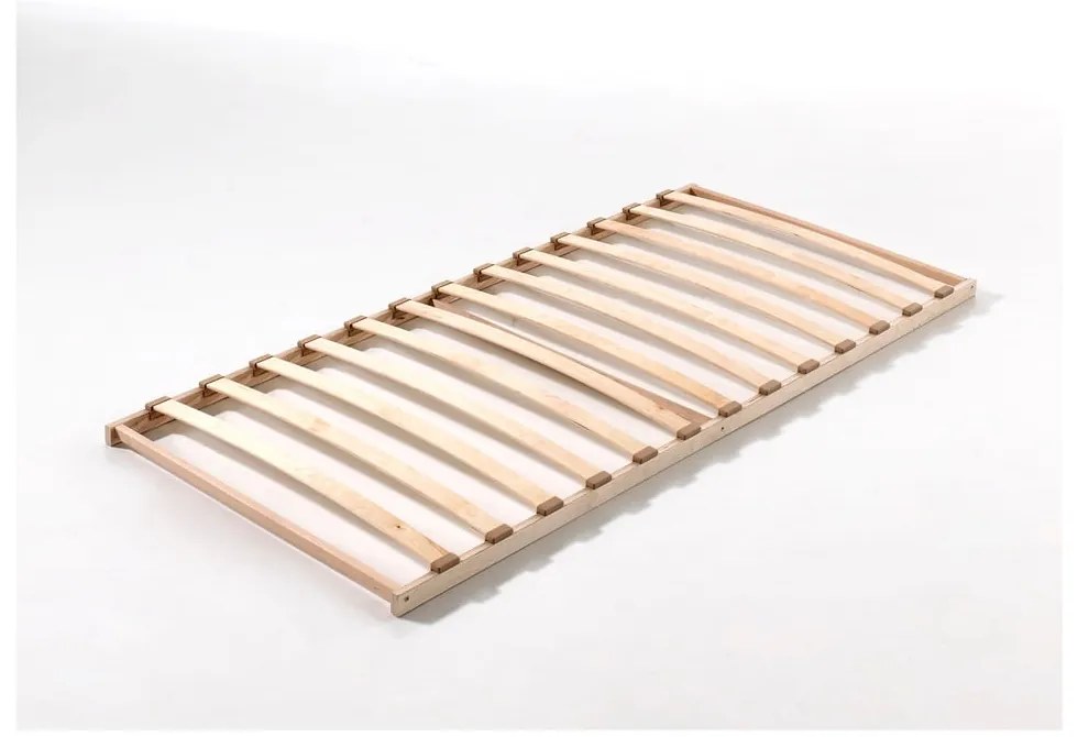 Białe łóżko dziecięce z litego drewna sosnowego z wysuwanym łóżkiem ze schowkiem 90x200 cm AMORI – Vipack