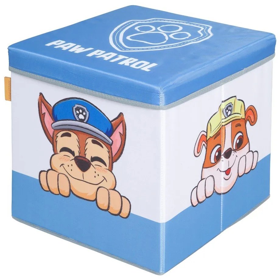 Tekstylny dziecięcy pojemnik na zabawki 30x30x30 cm Paw Patrol – Roba