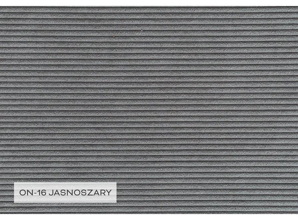 Szary sztruksowy rozkładany narożnik (lewostronny) Lofty Lilly – Miuform