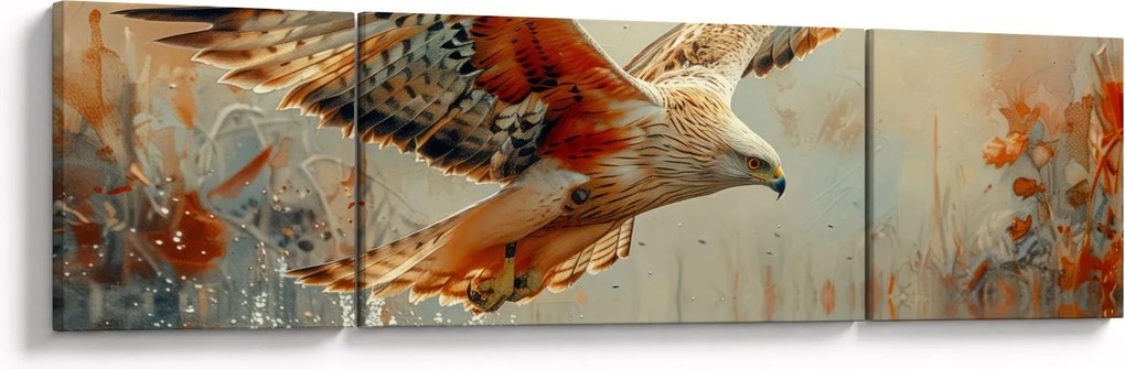 Obraz - Ptak drapieżny (170x50 cm)