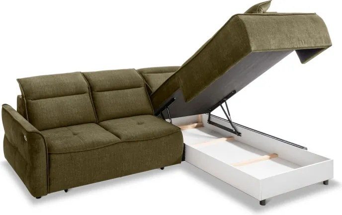 Narożnik MURILLO L z elektryczną regulacją siedziska Prawostronny w tkaninie VOGUE 10 WERSAL