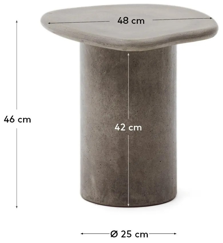 Stolik ogrodowy 48x47 cm Macarella – Kave Home