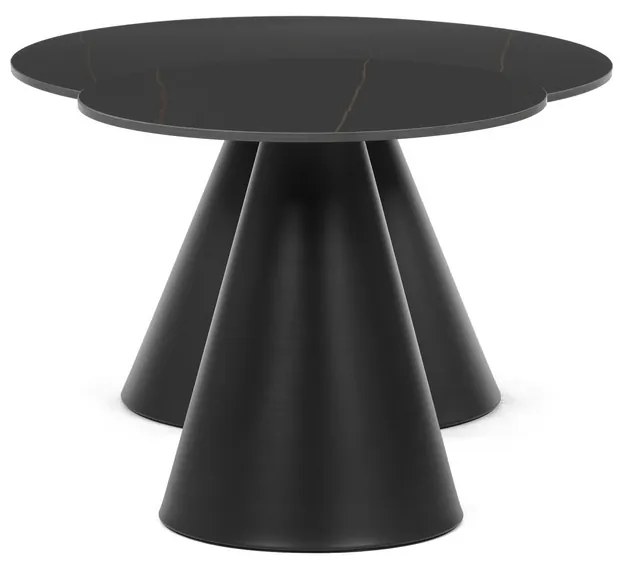 Zestaw stolików konferencyjnych F4118 BK, marmur,2 szt.