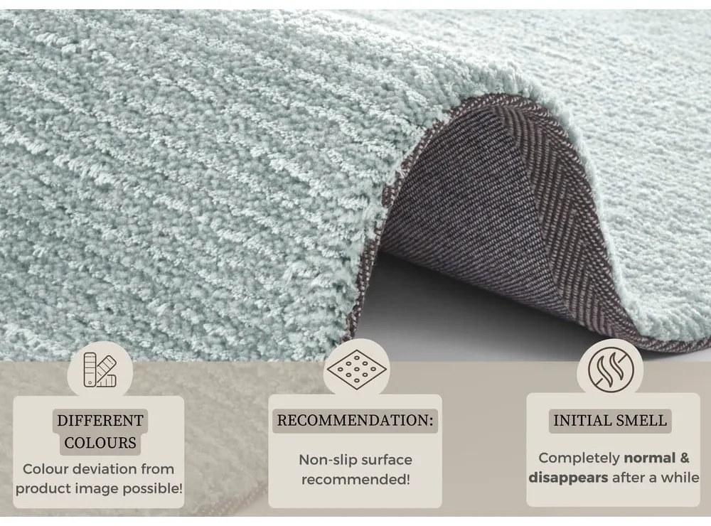 Jasnoniebieski dywan Mint Rugs Supersoft, 120x170 cm