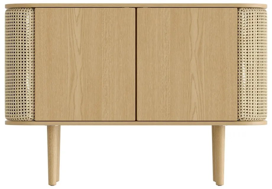 Niska komoda w dekorze dębu 109x75 cm Treasures – UMAGE