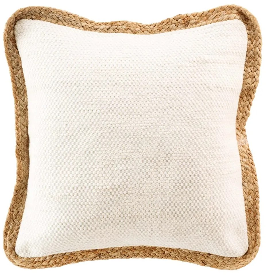 Poduszka dekoracyjna z mieszanki juty 45x45 cm Akina – douceur d'intérieur