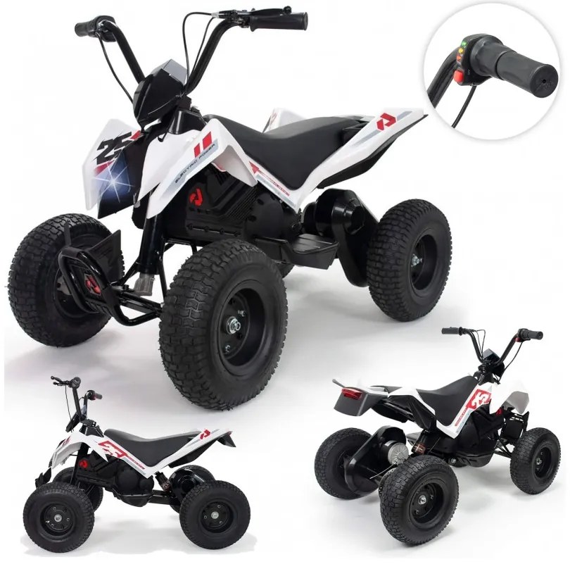 Injusa elektryczny quad x-treme dirt 24 v pompowane koła