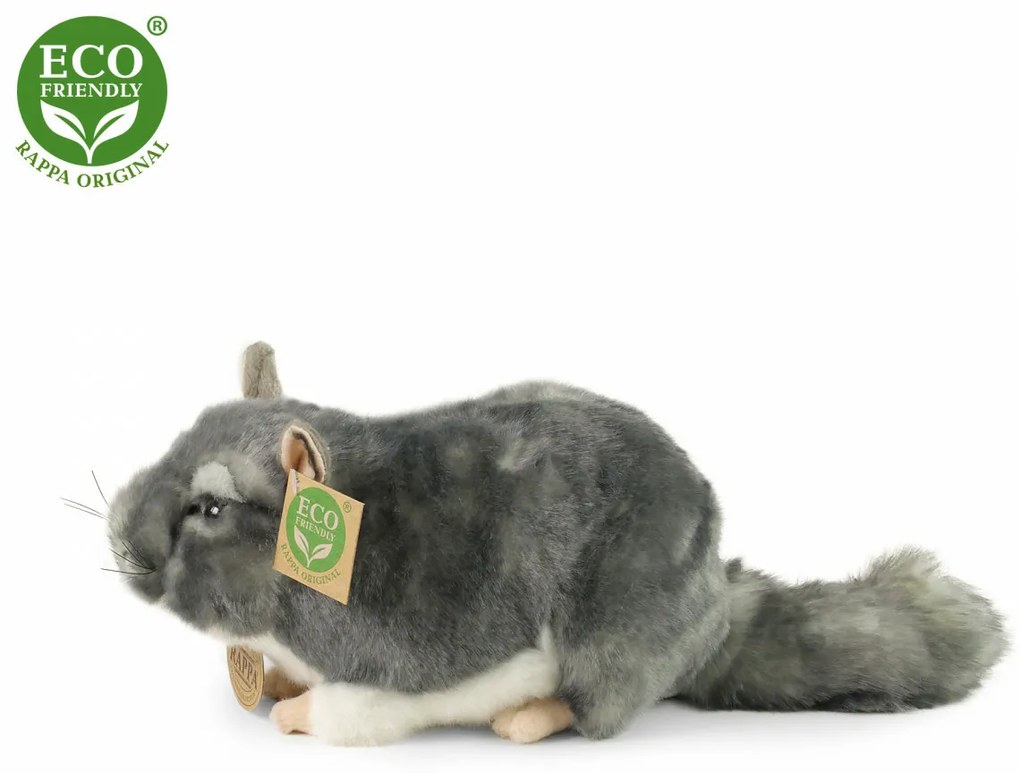Rappa Pluszowa szynszyla, 21 cm ECO-FRIENDLY