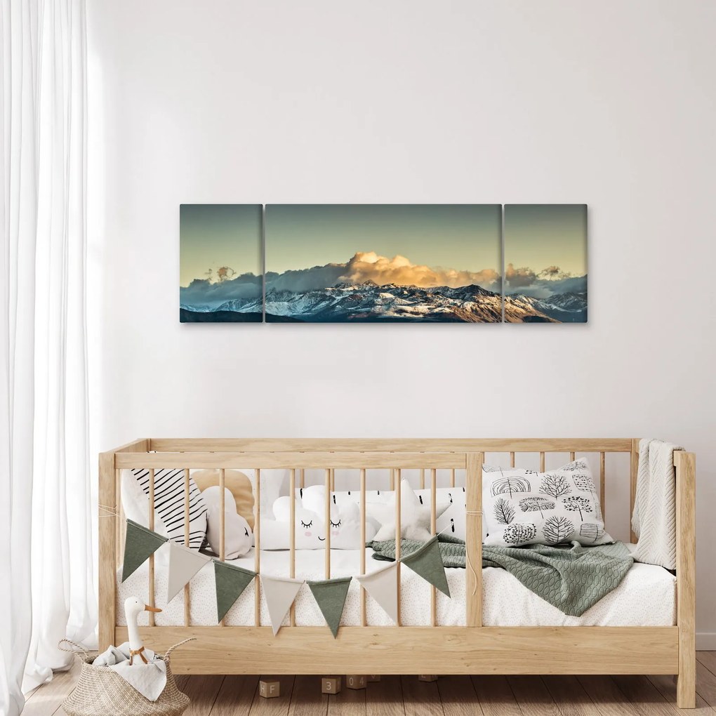 Obraz - szczyty górskie (170x50 cm)