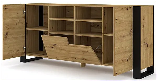 Komoda z szafkami dąb artisan H6-H63