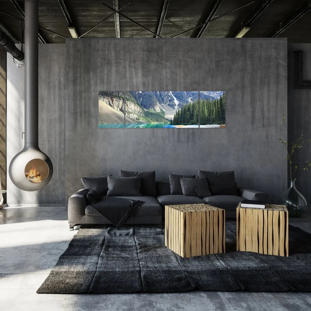 Obraz - Moraine Lake (170x50 cm)