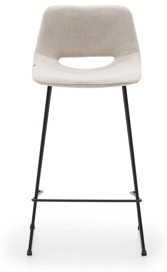 Beżowy hoker (wysokość siedziska 65 cm) Zahara – Kave Home