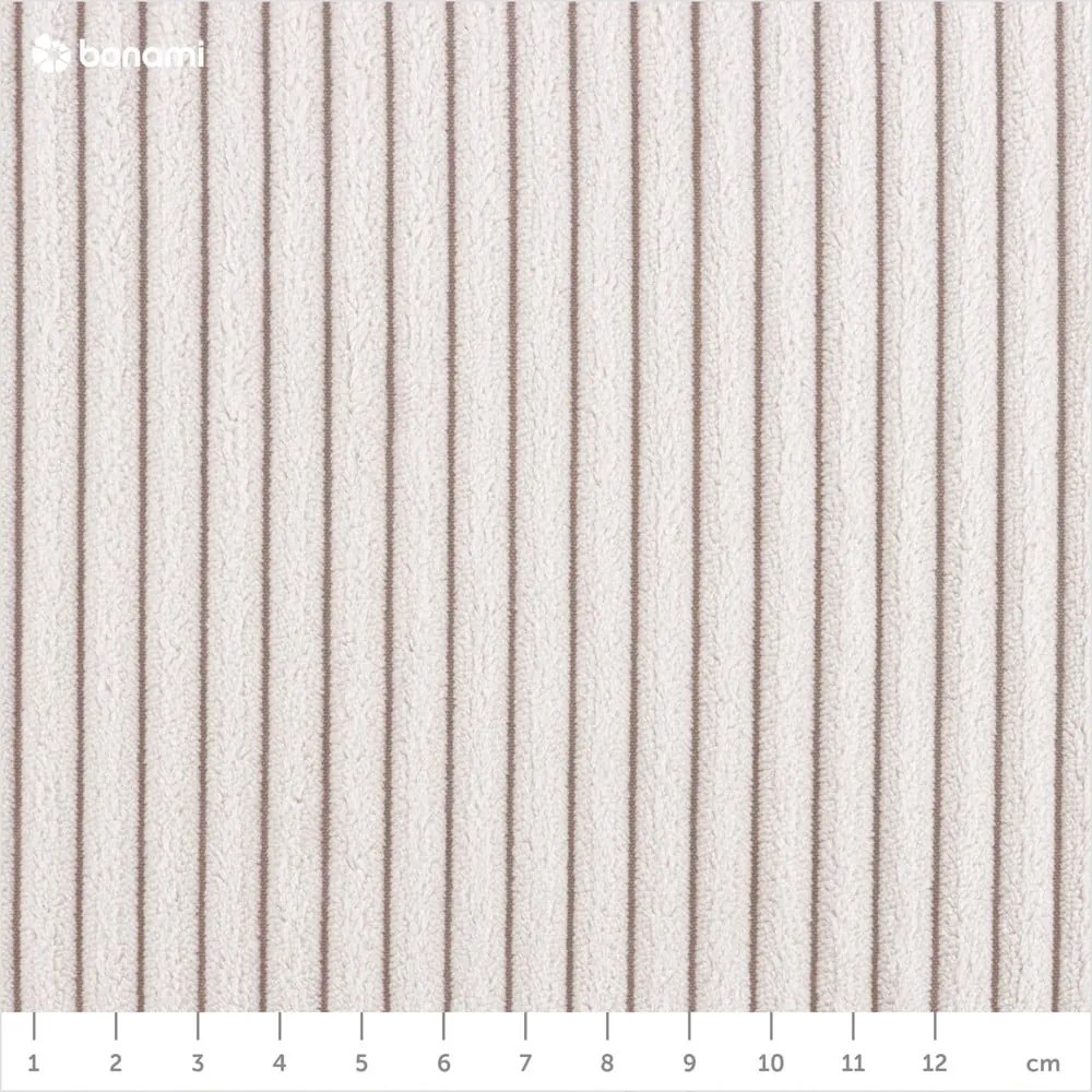 Beżowe tapicerowane łóżko dwuosobowe ze schowkiem ze stelażem 180x200 cm Lando – Meise Möbel
