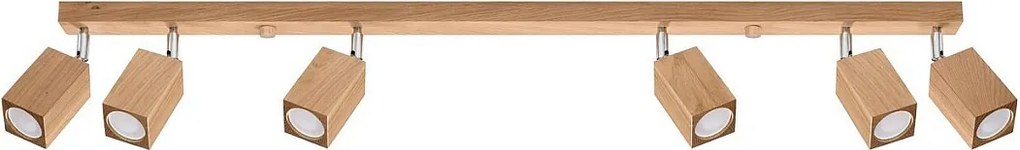 Listwa oświetleniowa KEKE 6 dąb