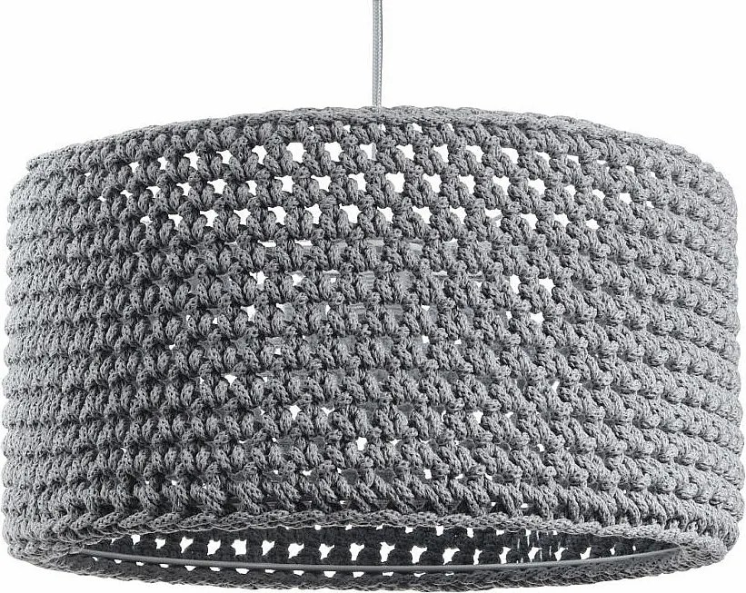 Lampa wisząca COTTON 40 szara