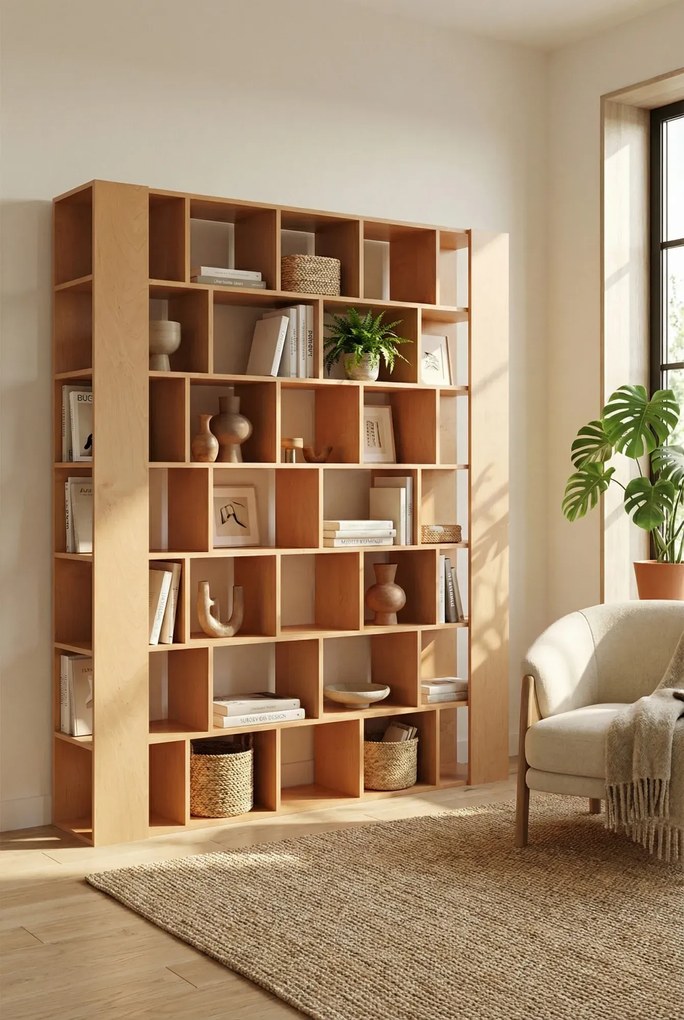 Nowoczesny regał na książki do salonu buk N3-T60