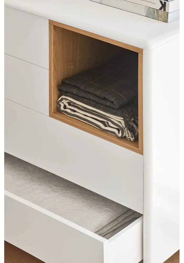 Kremowa komoda 90x90x40 cm Corvo – Teulat