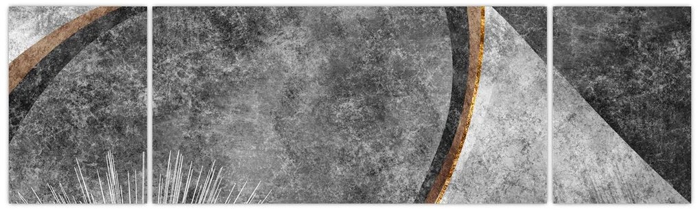 Obraz - Abstrakcja w betonie (170x50 cm)