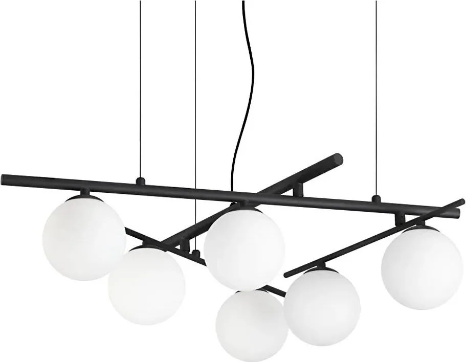 Ideal Lux - LED żyrandol na linkach ATLAS 6xG9/3W/230V czarny