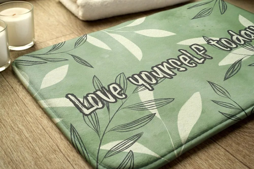 Dywanik pod prysznic Dywanik pod prysznic Akwarela Liście