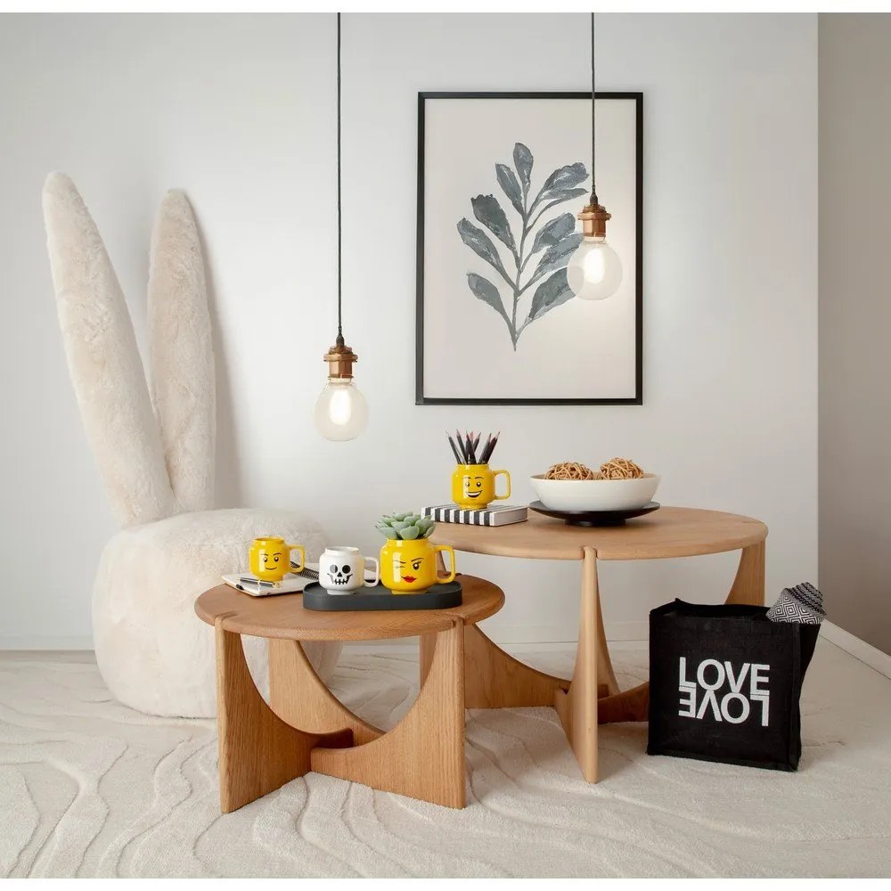 Żółty ceramiczny kubek dla dzieci 255 ml Head – LEGO®