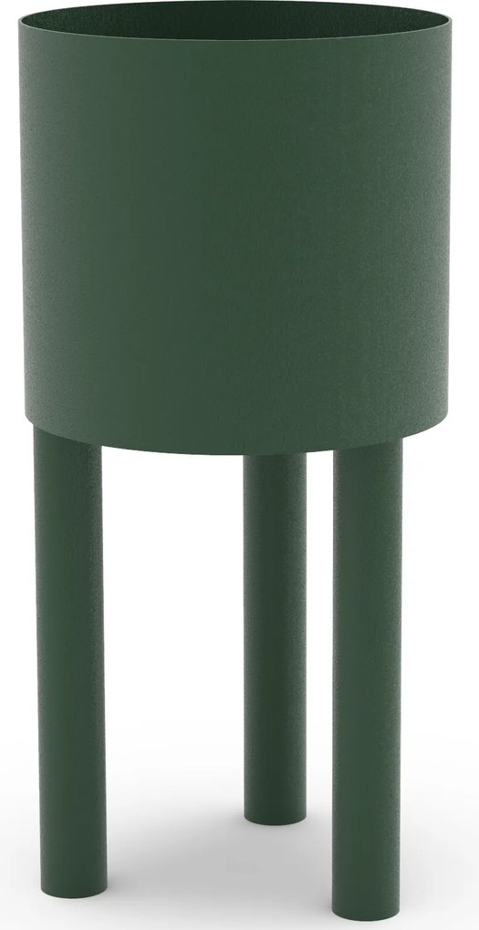 Wysoki kwietnik metalowy Bom H50 cm
