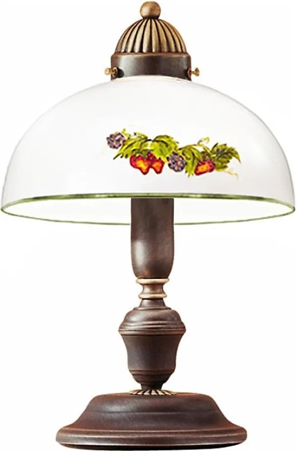 Kolarz 731.73.121 - Lampa stołowa NONNA 1xE27/75W/230V wino/truskawki