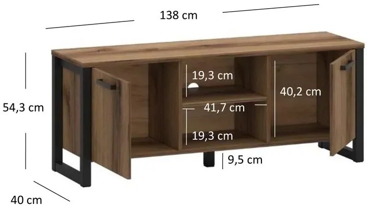 Nowoczesna stojąca szafka rtv L5-C87