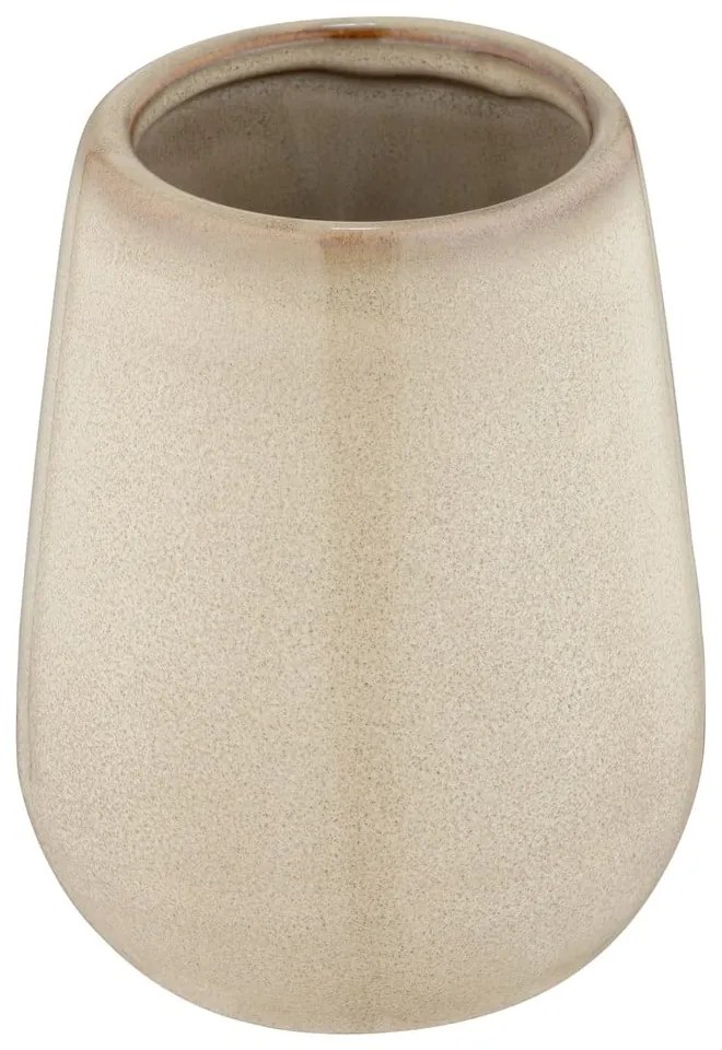 Beżowy kubek na szczoteczki do zębów ceramiczny Sirmione – Wenko