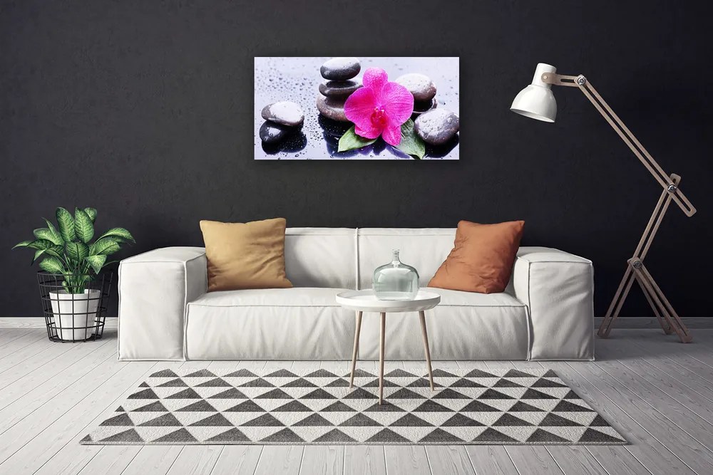 Obraz canvas Malarska Interpretacja Orchidei