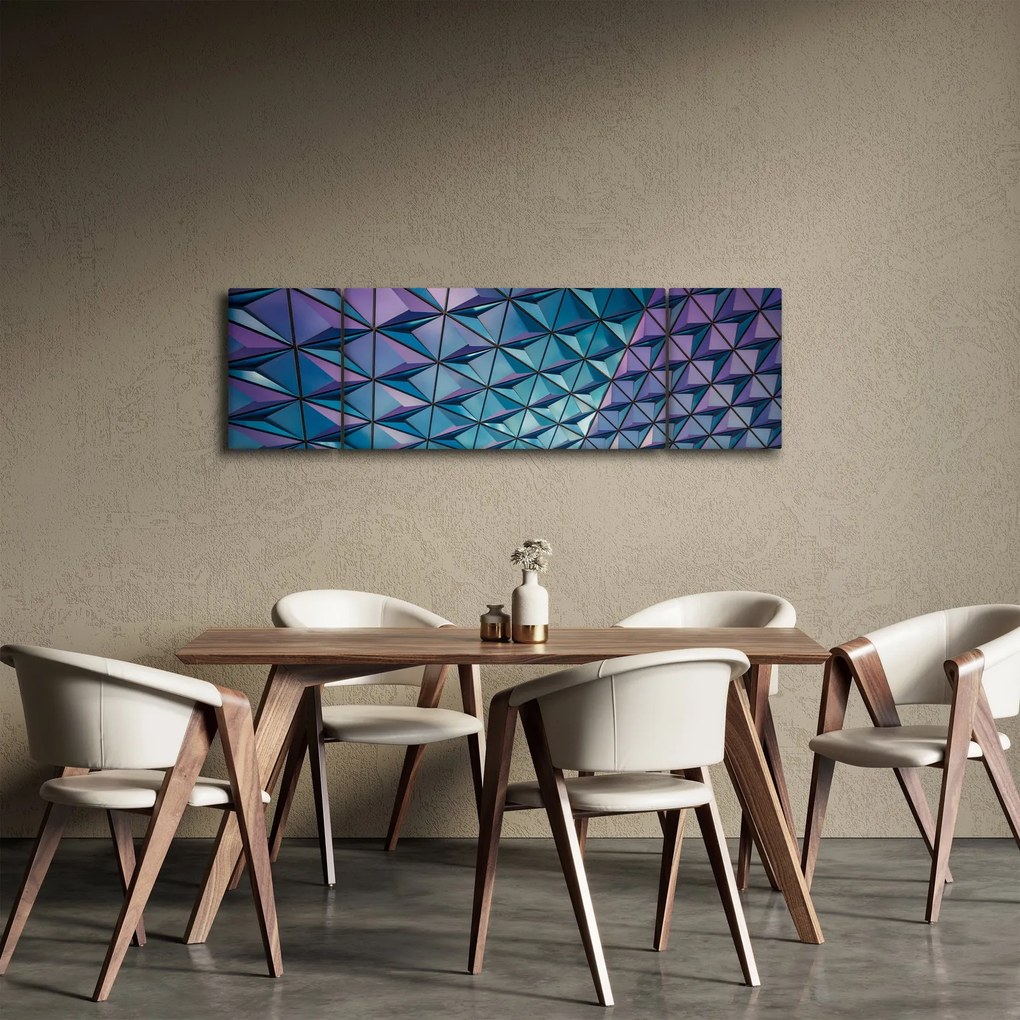 Obraz - struktura koloru (170x50 cm)