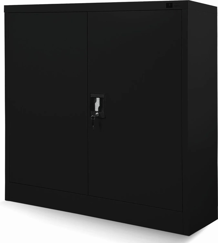 Szafka biurowa na dokumenty Beata 90x40x93 cm czarna