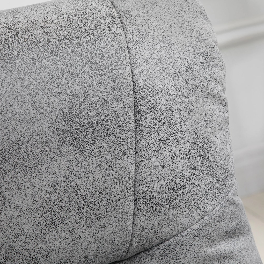 HOMCOM Fotel z podnóżkiem