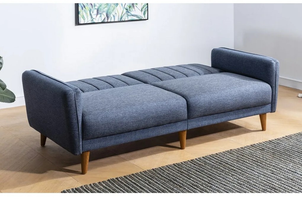 Sofa rozkładana Aqua ciemnoniebieska