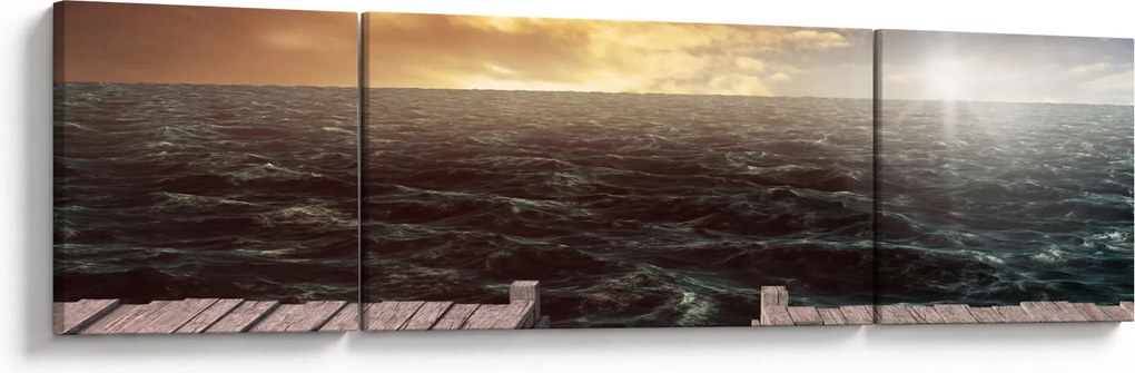 Obraz morza (170x50 cm)