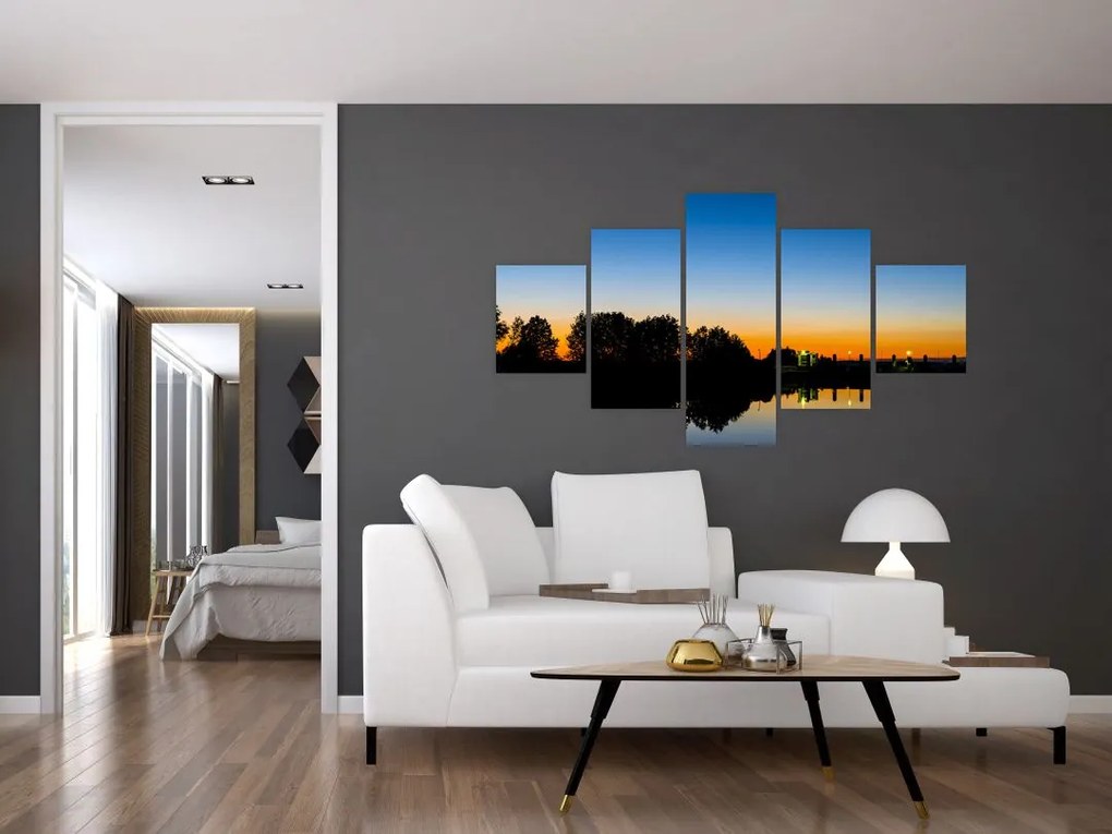 Obraz zachodu słońca (125x70 cm)