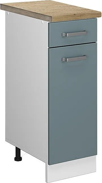 Szafka dolna do kuchni niebiesko-szary 30x60x81.6 r-line