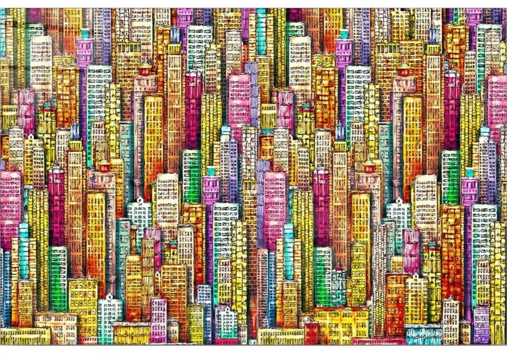 Szklany obraz 100x70 cm City – Wallity