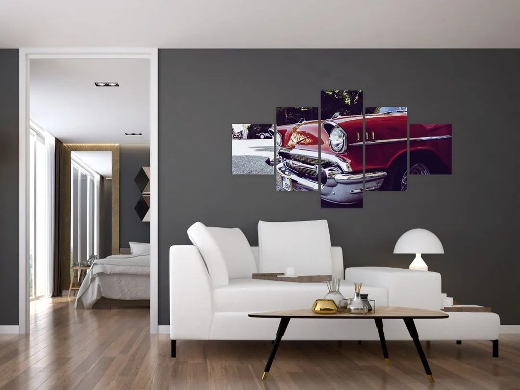 Obraz starego samochodu (125x70 cm)