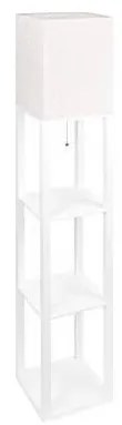 Lampa podłogowa z półeczkami 1xE27/60W/230V biały