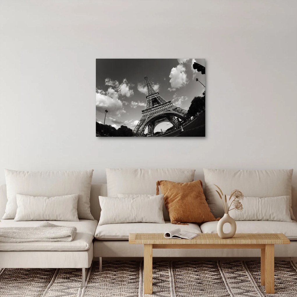 Obraz - Wieża Eiffla w Paryżu (70x50 cm)