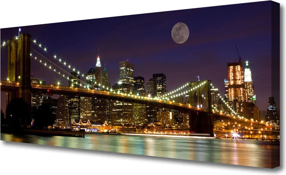 Obraz na płótnie Perspektywa Nowoczesnego Mostu