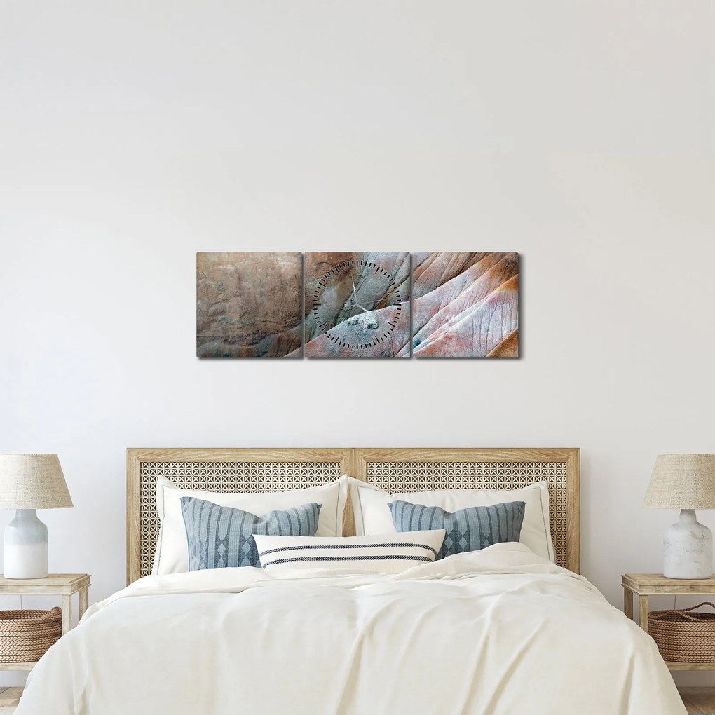 Obraz skał, Bryce Canyon (z zegarem) (90x30 cm)