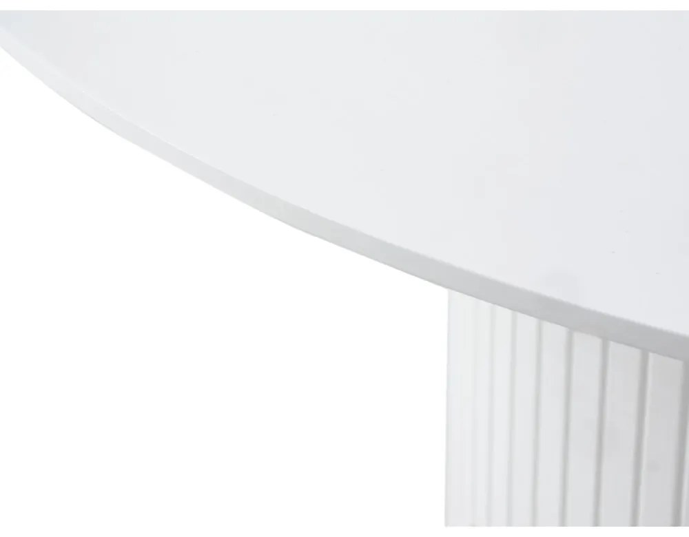 Okrągły rozkładany stół z dodatkowym blatem ø 120 cm Nola – Unique Furniture