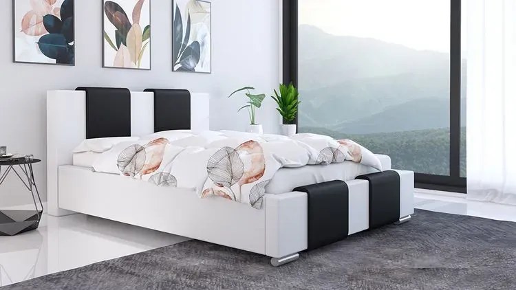 Małżeńskie łóżko tapicerowane 160x200 Z2-W41