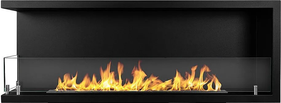 Biokominek narożny do zabudowy, biokominek narożny 120x45 SUTRI 120 SX