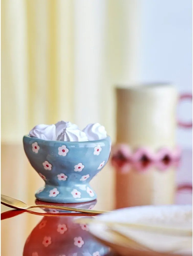 Niebieska ceramiczna miska dla dzieci ø 9 cm Nini – Bloomingville