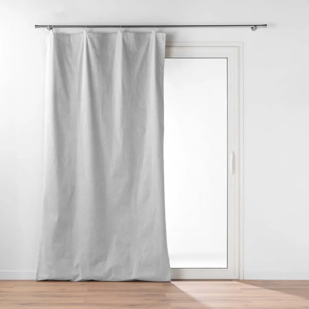 Jasnoszara zasłona 130x230 cm – douceur d'intérieur